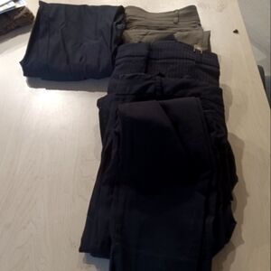 Stylish Black and Olive Pants Set